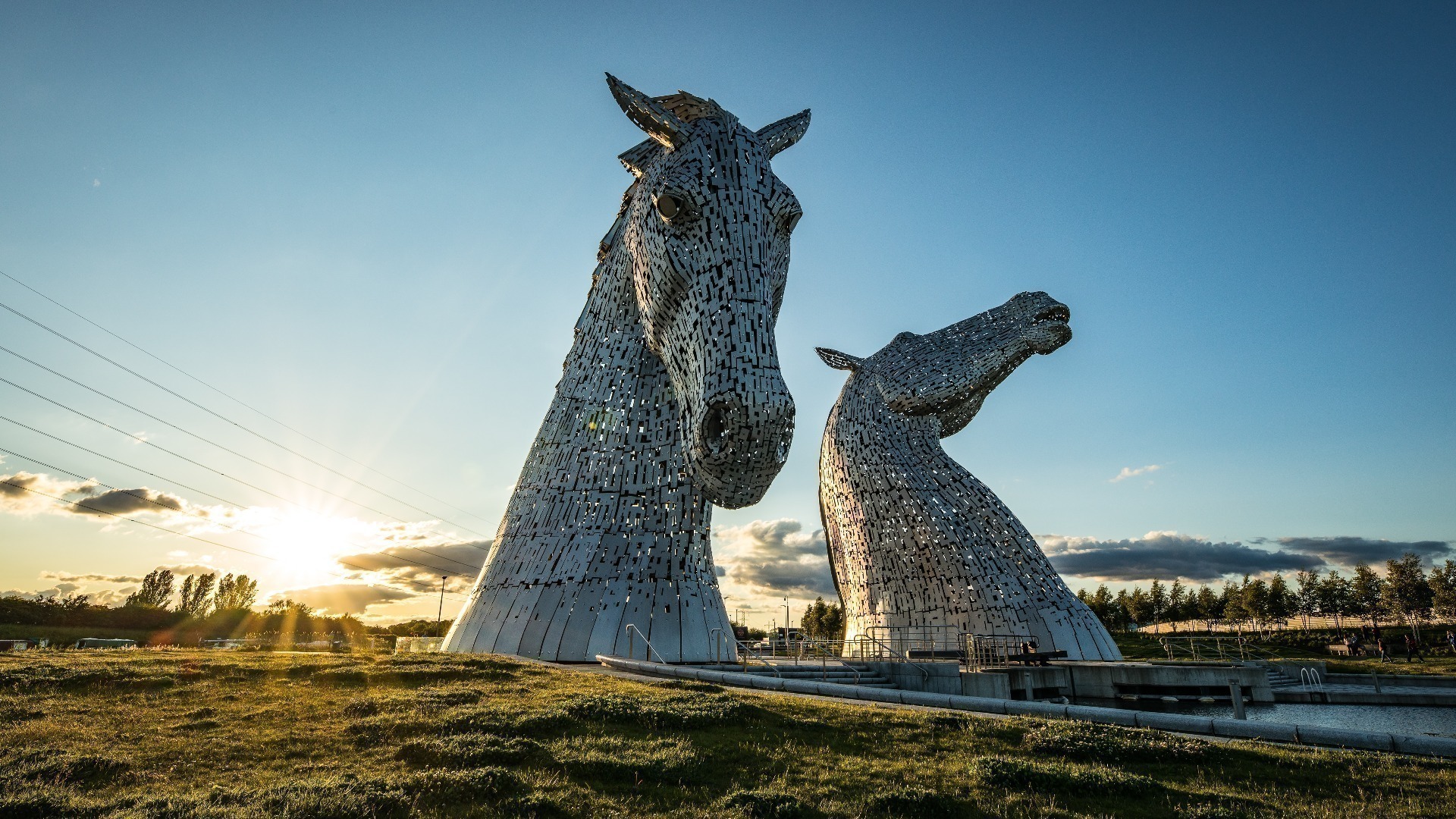 The Kelpies in Falkirk