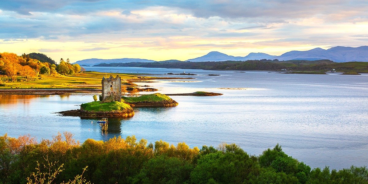 Castle Stalker nabij Glencoe